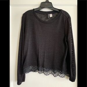 Sheet black sweater